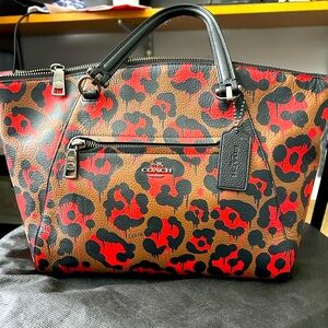 Coach leather satchel